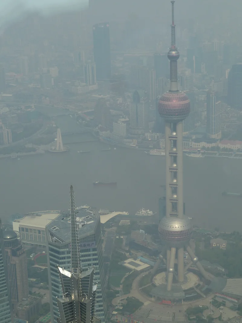 Shanghai en Chine — Tour de télévision Perle de l'Orient (Chine)