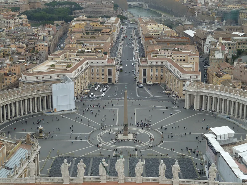 Vue de Rome en Italie — Place Saint-Pierre (Italie)