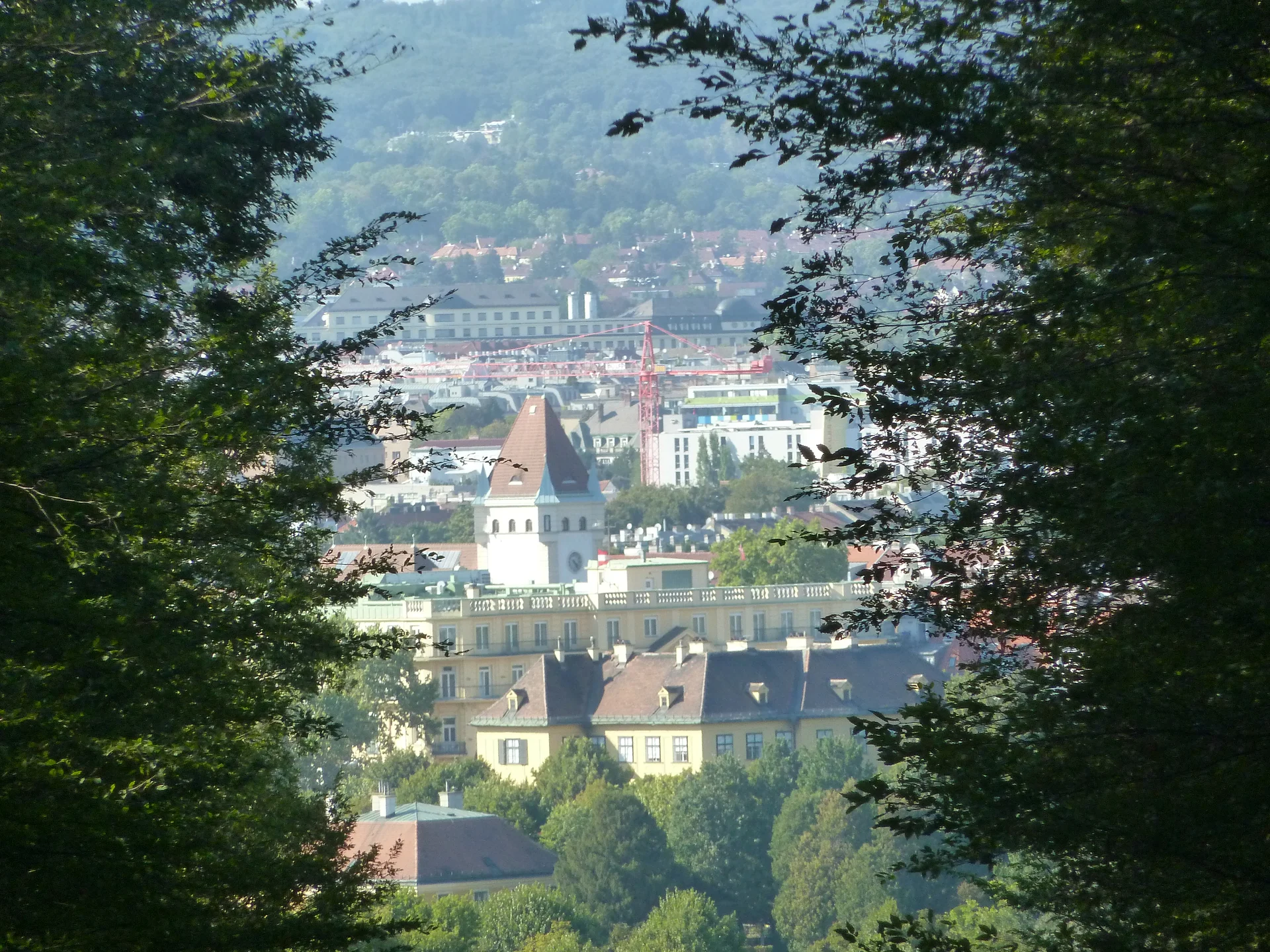 Vue depuis la colline à Vienne Vue depuis la colline à Vienne — Vienne (Autriche)