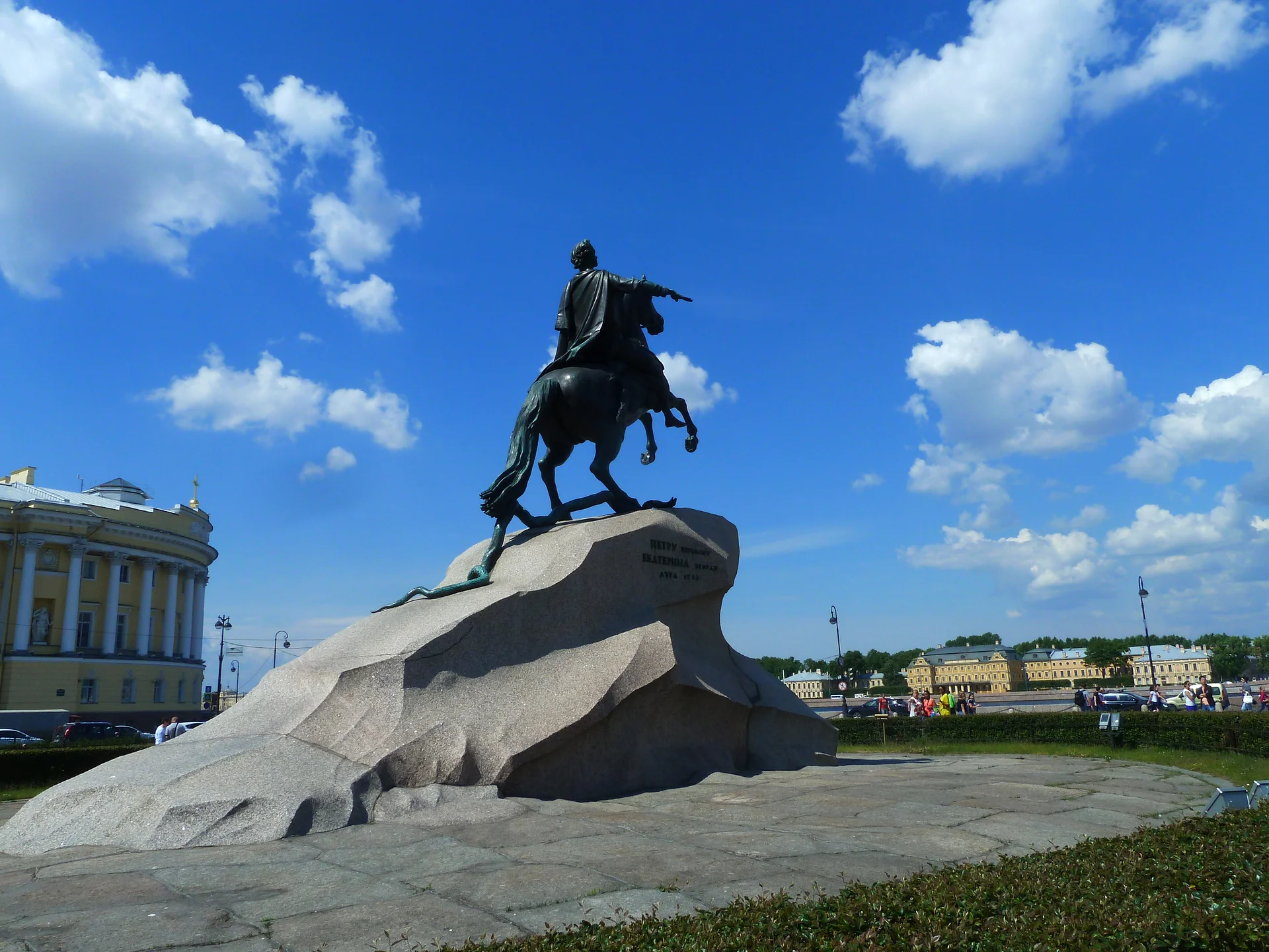 Statue à Saint-Pétersbourg  — Le Cavalier de bronze (Russie)