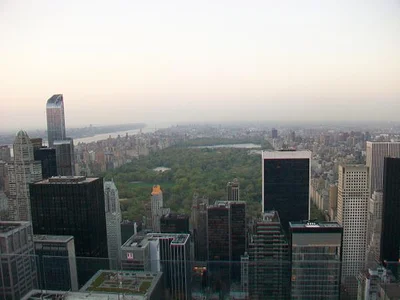 Central Parc vu du top of the rock