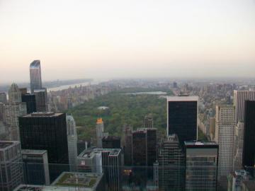 Central Parc vu du top of the rock