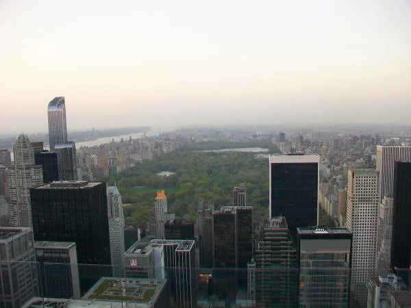 Central Parc vu du top of the rock — Central Park de New-York (Etats-Unis)