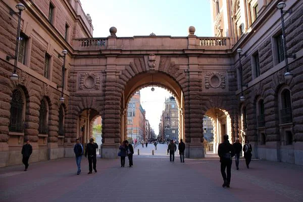 Arches du Riksdag — Stockholm (Suède)