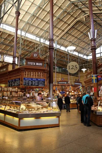 Marché alimentaire d'Östermalms Saluhall