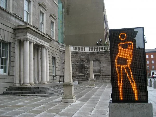 Art by Julian Opie — Dublin (Irlande du Sud)