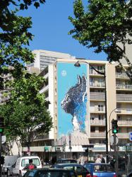 La tour de C215 dans le 13e arrondissement
