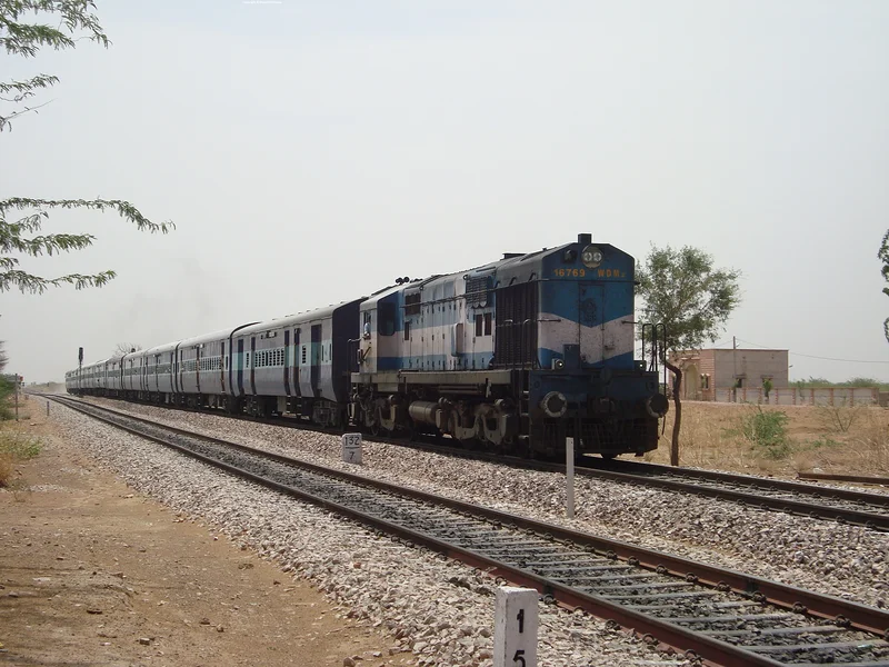 Le train en inde — Bikaner (Inde)