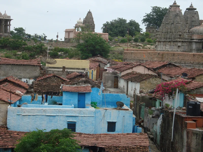 Village dans le fort — Fort Kumbhalgarh (Inde)