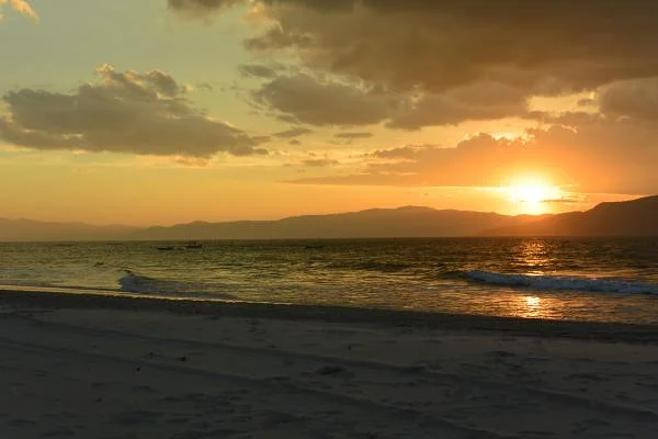 Coucher de soleil à Florianopolis