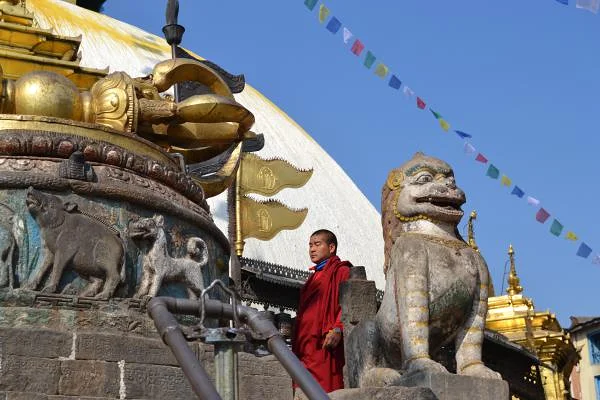 Swayambhunath — Swayambhunath (Temple du singe) (Népal)
