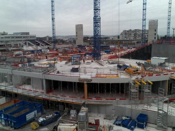 Arena 92 en construction - Octobre 2014