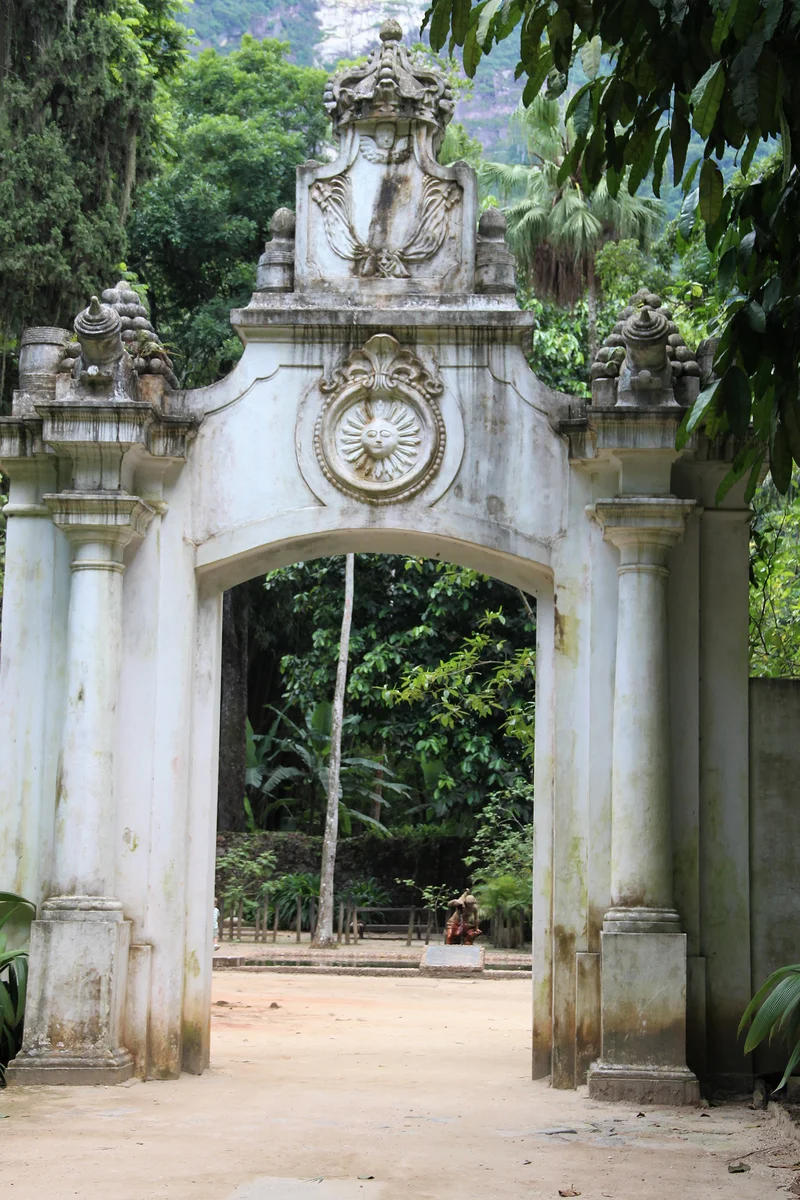 A porta — Jardin botanique de Rio de Janeiro (Brésil)