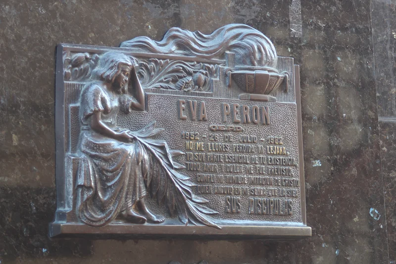Evita — Cimetière de Recoleta (Argentine)