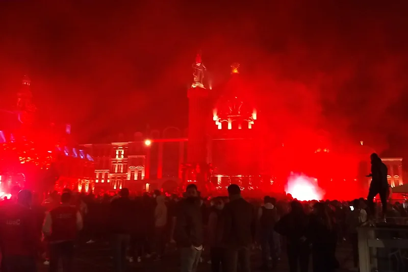 Le LOSC, champion de Ligue 1 — Grand'Place de Lille (France)
