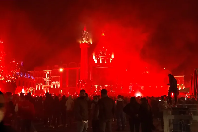 Le LOSC, champion de Ligue 1 — Grand'Place de Lille (France)