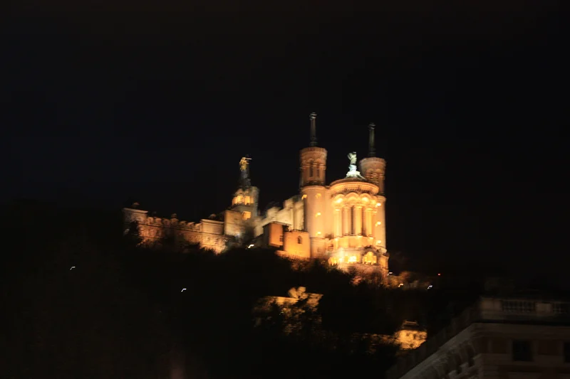 By Night — Basilique Notre-Dame de Fourvière (France)