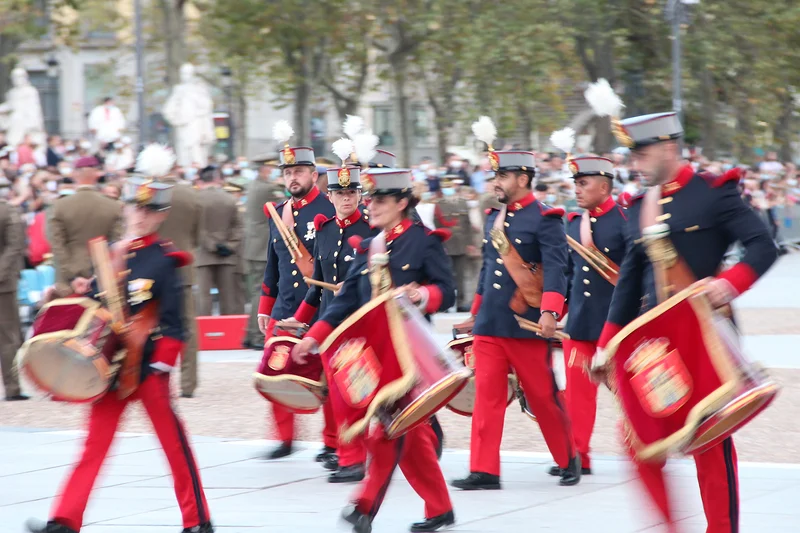 Desfile militar — Palais royal (Espagne)