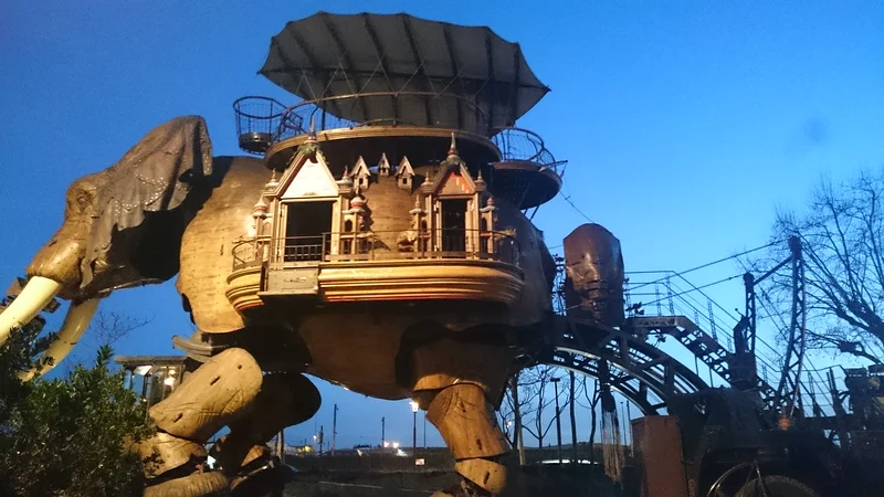 L'éléphant de Nantes — Machines de l'Ile de Nantes (France)