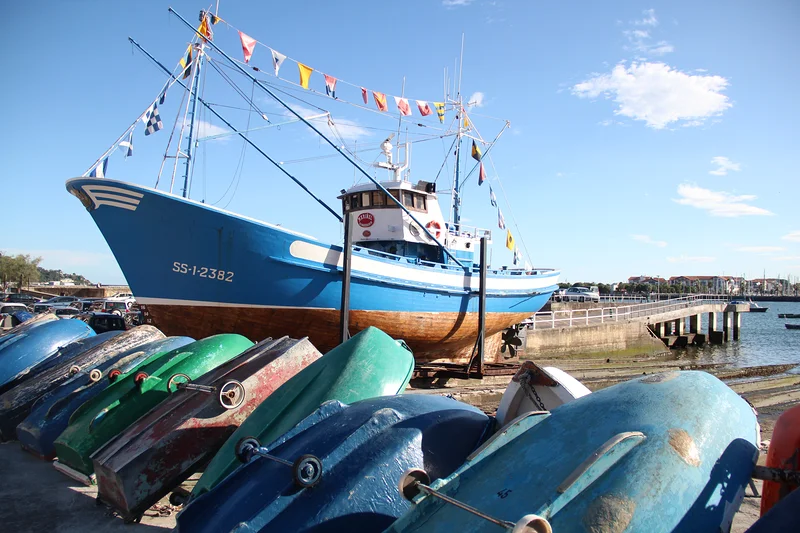 Port de Hondarribia — Plage de Fontarrabie (Espagne)