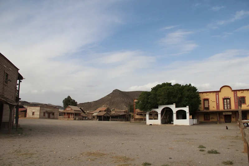 Vieille ville — Décor de western Texas Hollywood (Espagne)