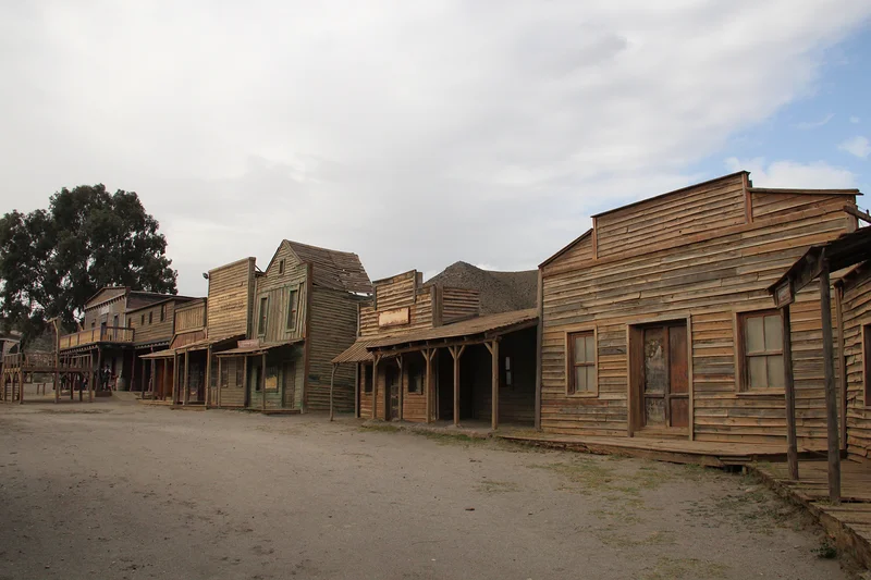 Vieille ville — Décor de western Texas Hollywood (Espagne)