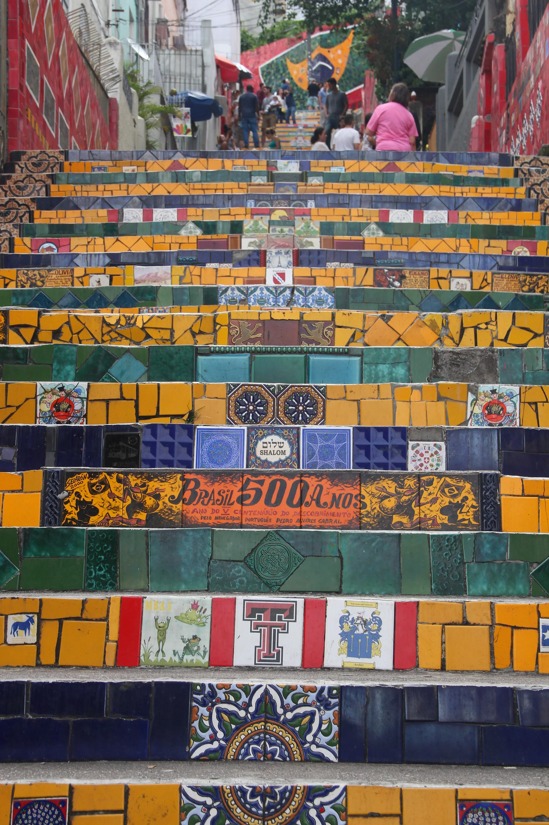 Escadaria Escadaria — Escalier Selarón (Brésil)