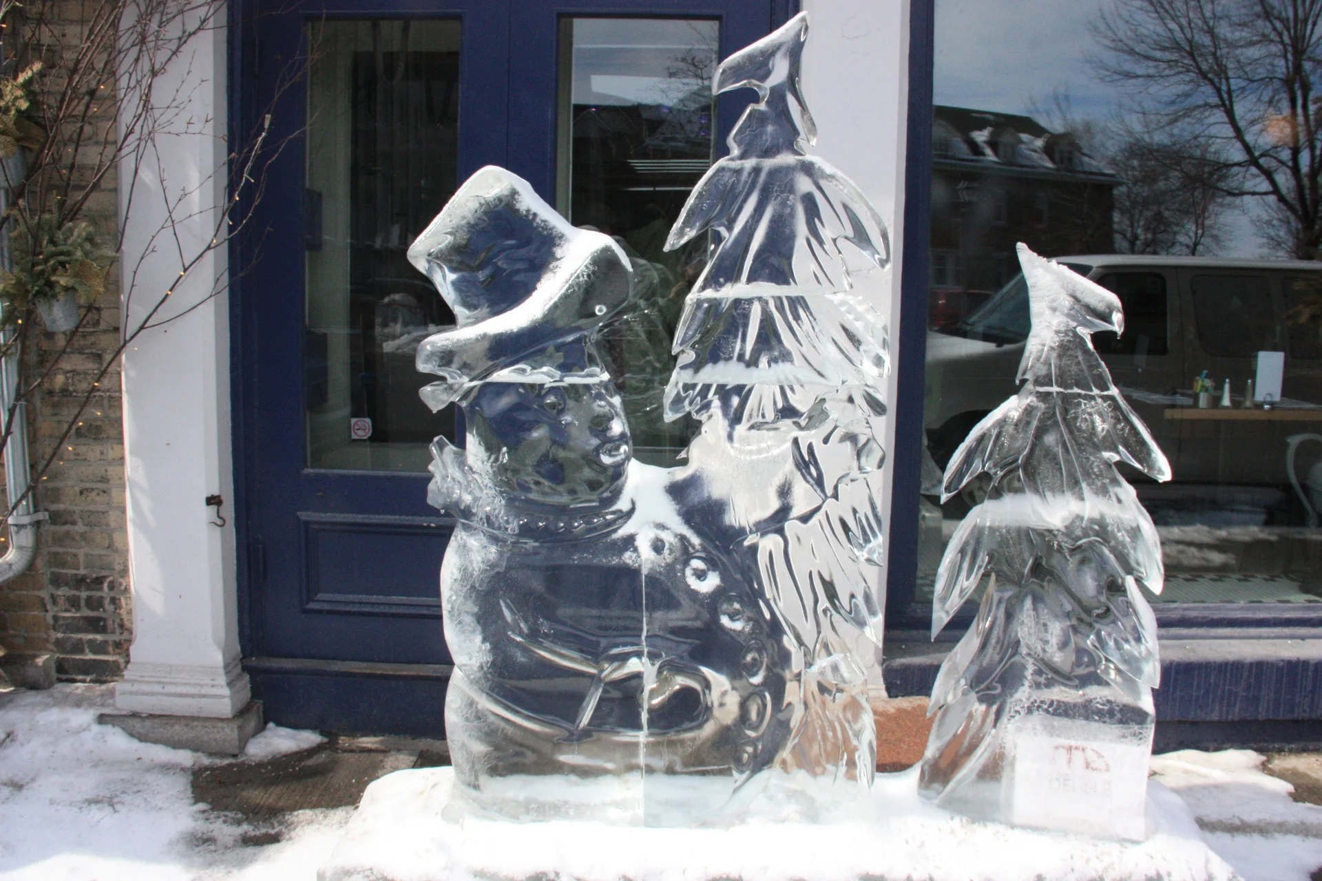 Statue de glace