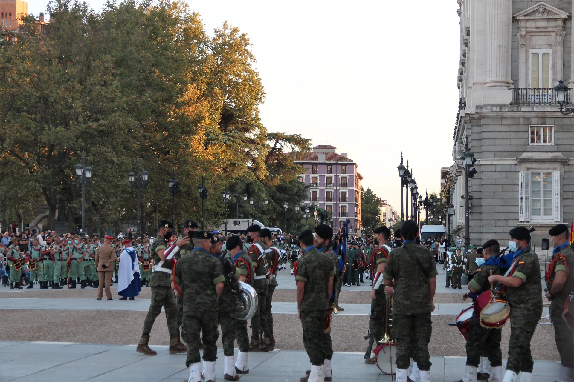 Desfile militar — Palais royal (Espagne)