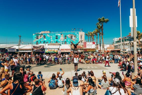 Atmosphère bohème de Venice Beach