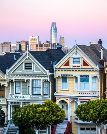 Style victorien des Painted Ladies.