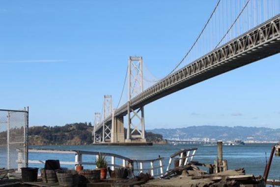 Bay Bridge et ses deux niveaux.
