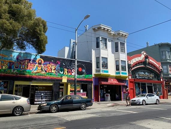 Haight-Ashbury et ses magasins de vinyles.