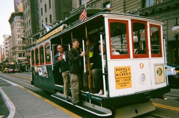 Union Square et ses cable cars.