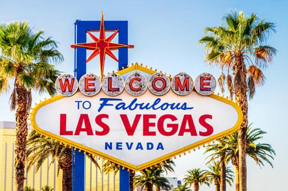 Panneau Fabulous Las Vegas à l'une des entrées de la ville