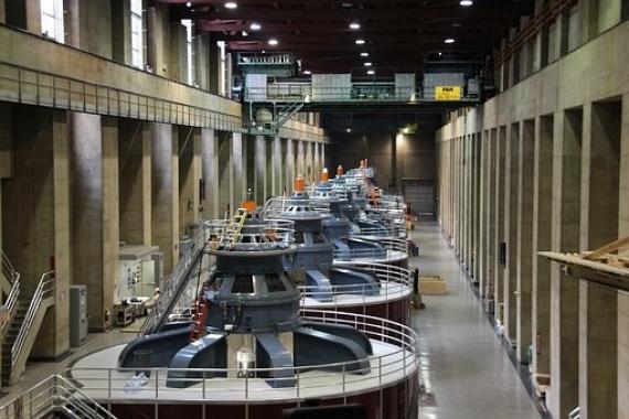 Turbines de la centrale électrique du Hoover Dam