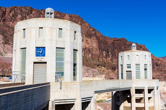 Tour rappelant le fuseau horaire côté Nevada