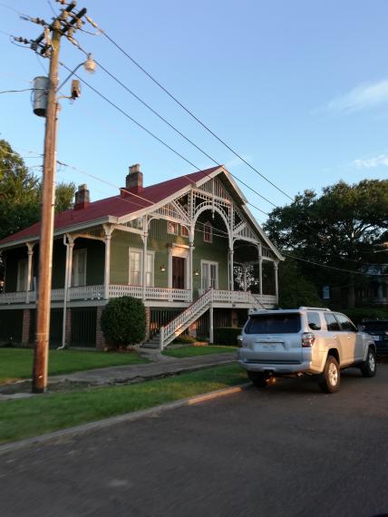 Type de maison en planches à Natchez