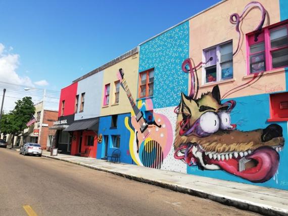 Clarksdale et ses fresques colorées