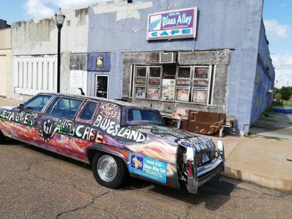 Café de Clarksdale où le temps semble s'être arrêté...