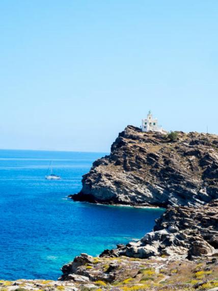 Balade jusqu'au phare de Paros