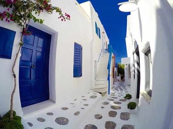 Mykonos et ses ruelles typiques