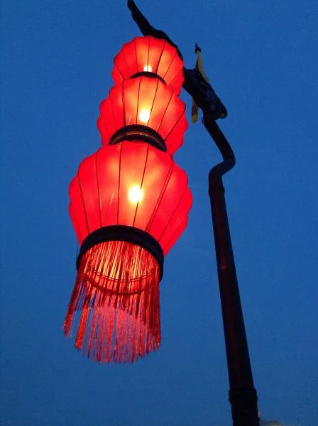 Lampadaire chinois — Xi'an (Chine)