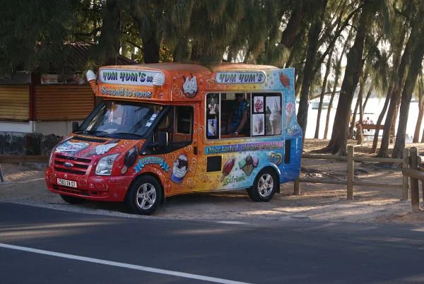 Marchand de glace local (Maurice)