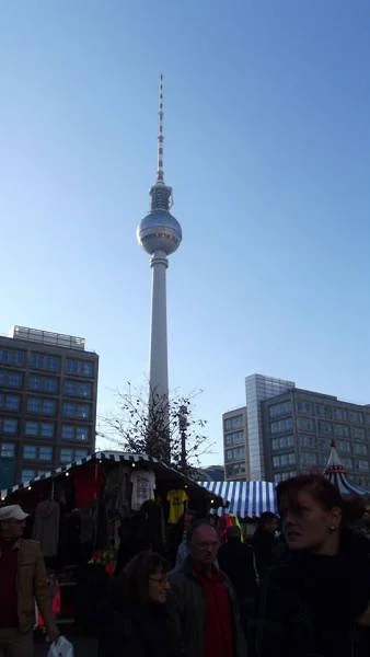 Fernsehturm — Tour de la télévision de Berlin (Allemagne)