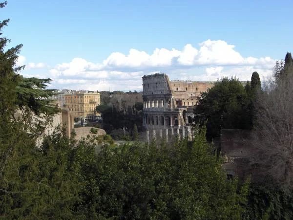 Vue de haut du Colisée — Colisée de Rome (Italie)