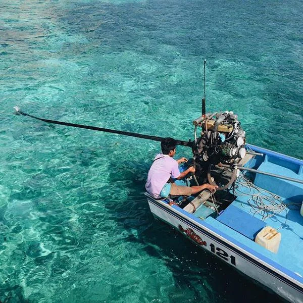 Bateau à moteur — Koh Tao (Thaïlande)