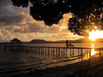 Manompana au crépuscule