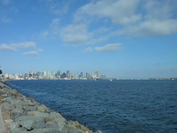 Centre ville vu de Harbor Island