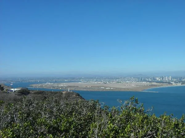 Vu sur Coronado Island depuis le phare de Point Loma — San Diego (Etats-Unis)